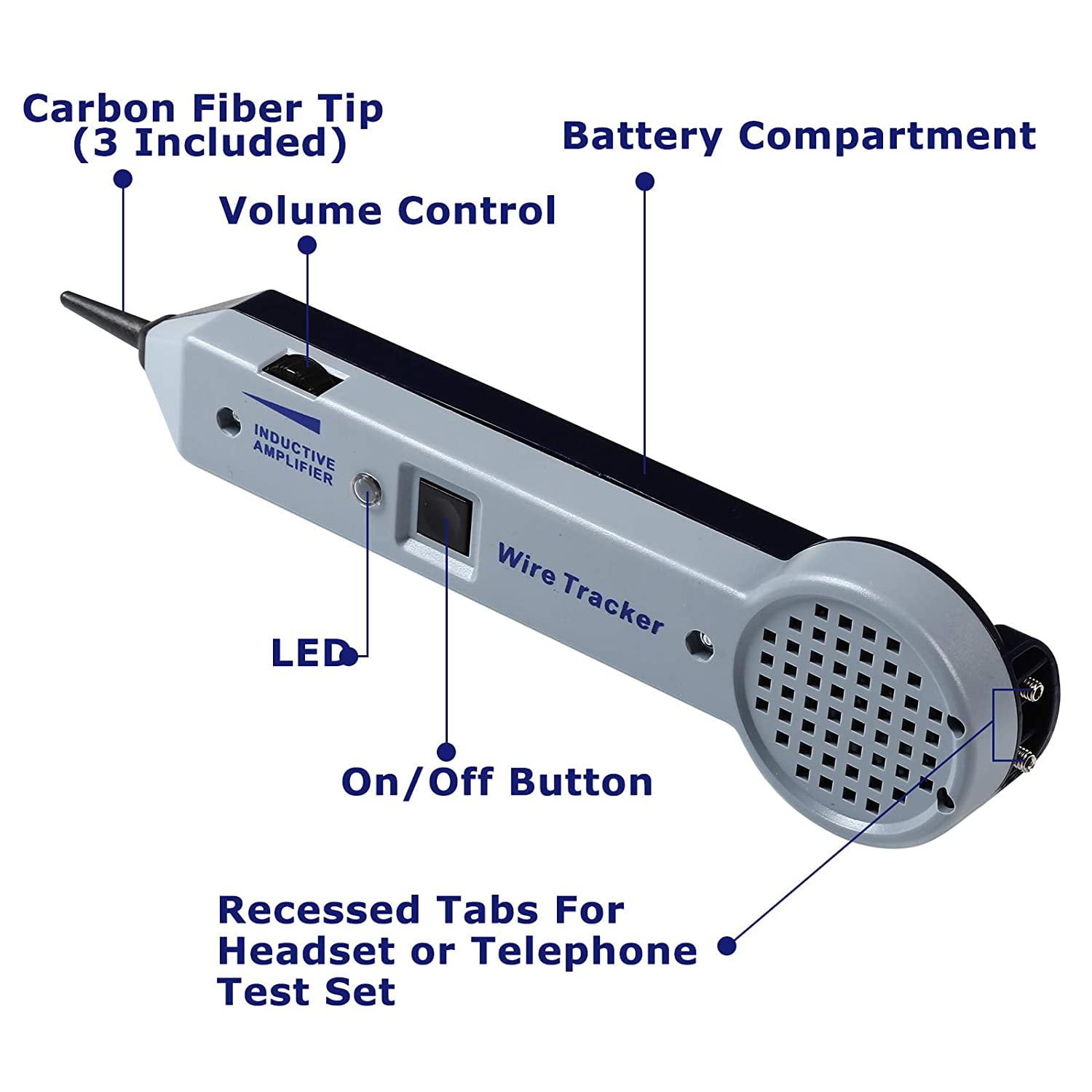 200EP Inductive Amplifier Cable Tester Detector Finder Toner Tone Generator